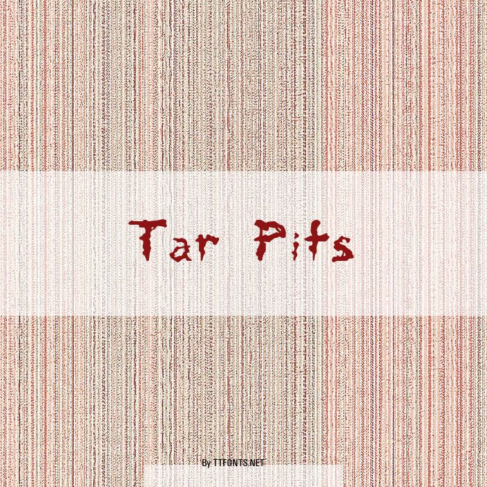 Tar Pits example